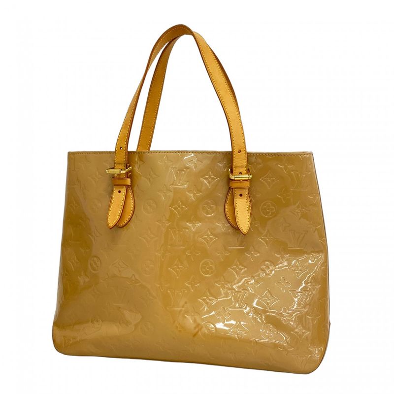 Louis Vuitton Tote Bag Vernis Blendwood M91511 Noisette Women's