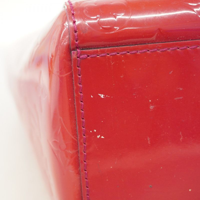 Louis Vuitton Tote Bag Vernis Catarina NS M90013 Rose Andian Women's