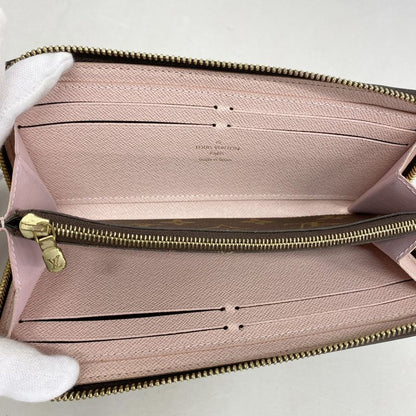 Louis Vuitton Long Wallet Monogram Portefeuille Cles Mance M61298 Brown Rose