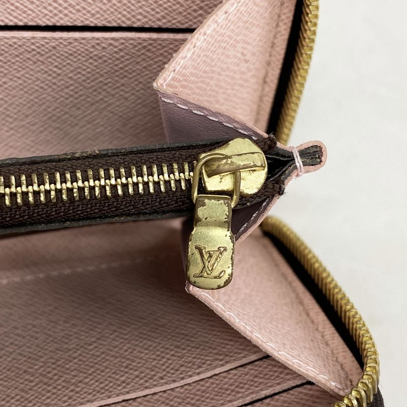 Louis Vuitton Long Wallet Monogram Portefeuille Cles Mance M61298 Brown Rose