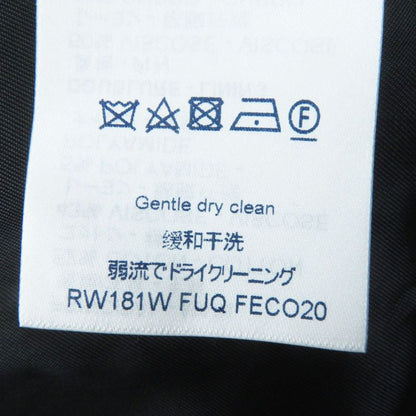 Louis Vuitton 18SS Monogram Jacquard Collarless Zip-up Long Coat Red White