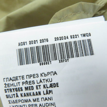 Prada 2021 292024 Re-nylon Nylon Long Length Coat Beige 38 With Hanger And