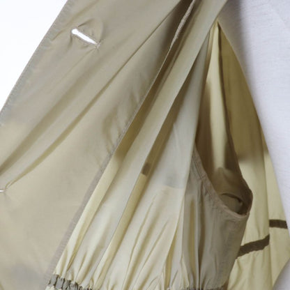 Prada 2021 292024 Re-nylon Nylon Long Length Coat Beige 38 With Hanger And