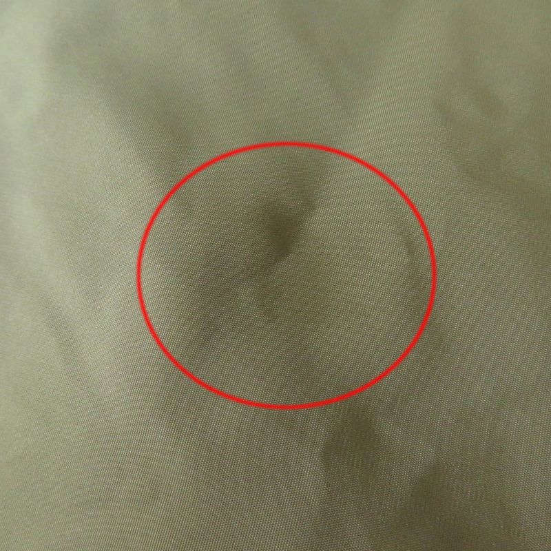 Prada 2021 292024 Re-nylon Nylon Long Length Coat Beige 38 With Hanger And