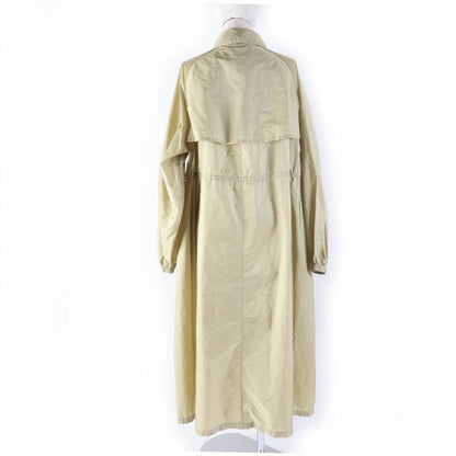 Prada 2021 292024 Re-nylon Nylon Long Length Coat Beige 38 With Hanger And