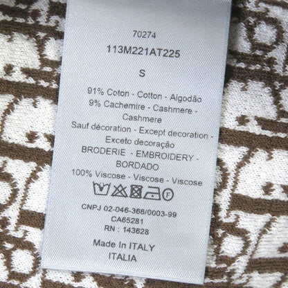 DIOR Homme 21AW 113m221at225 Cashmere Blend Oblique Back Full Pattern Logo