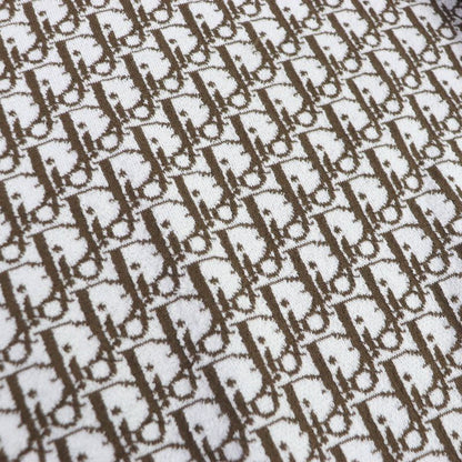 DIOR Homme 21AW 113m221at225 Cashmere Blend Oblique Back Full Pattern Logo