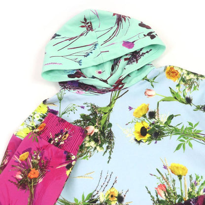 Louis Vuitton 20SS 100% Cotton Inside Out Lined Printed Flower Hoodie Pullover