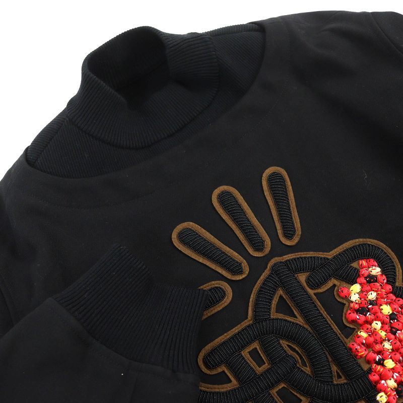 DIOR Christian DIOR Om Travis Scott Cactus JACK 22AW 283c683a3225 Mock Neck Anorak Sweatshirt