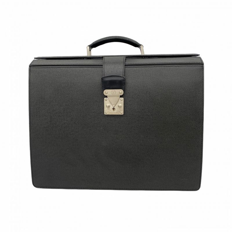 Louis Vuitton Briefcase Taiga Pilotto Case Ural M30022 Ardoise Men's