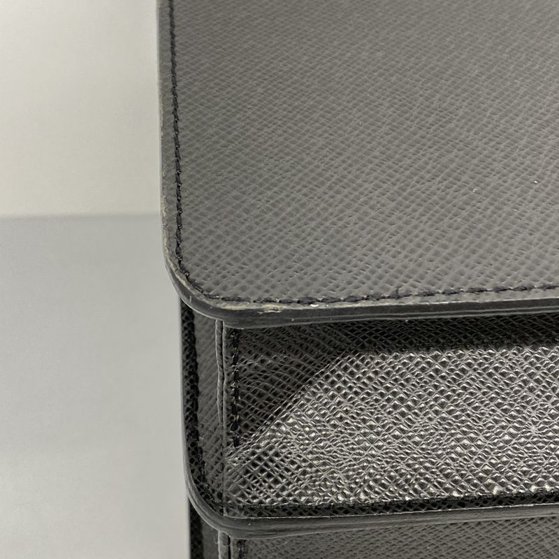 Louis Vuitton Briefcase Taiga Pilotto Case Ural M30022 Ardoise Men's