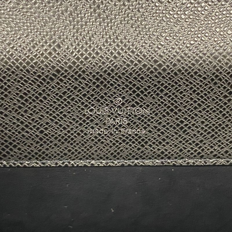 Louis Vuitton Briefcase Taiga Pilotto Case Ural M30022 Ardoise Men's