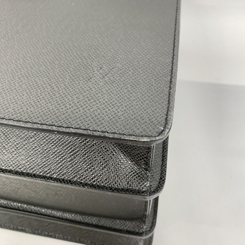 Louis Vuitton Briefcase Taiga Pilotto Case Ural M30022 Ardoise Men's