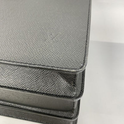 Louis Vuitton Briefcase Taiga Pilotto Case Ural M30022 Ardoise Men's