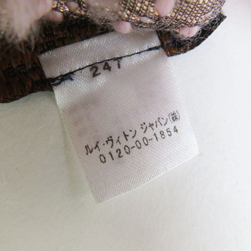 Louis Vuitton M70466 Logomania Wool Silk Rose Ballerine Monogram Pattern Scarf