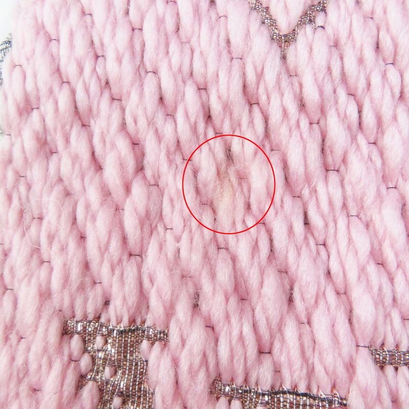 Louis Vuitton M70466 Logomania Wool Silk Rose Ballerine Monogram Pattern Scarf