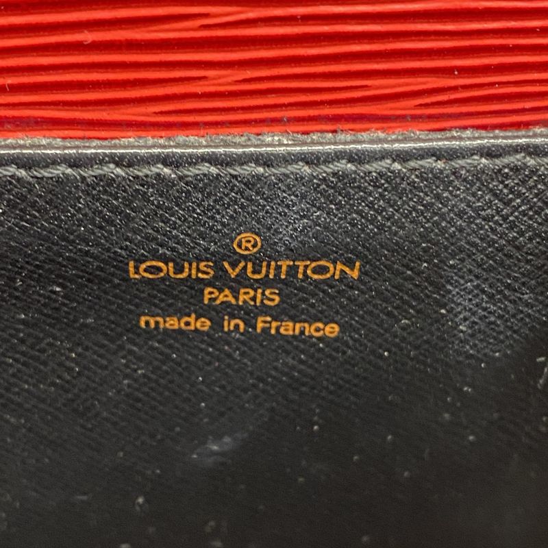 Louis Vuitton Shoulder Bag Epi Mini Sancreux M52217 Castilian Red Ladies