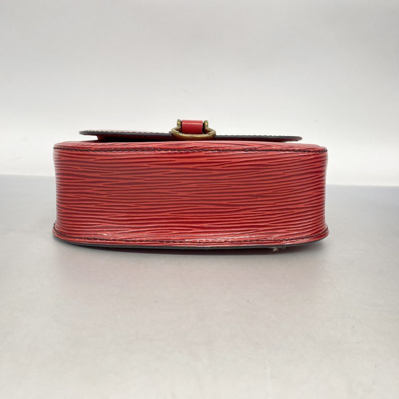 Louis Vuitton Shoulder Bag Epi Mini Sancreux M52217 Castilian Red Ladies