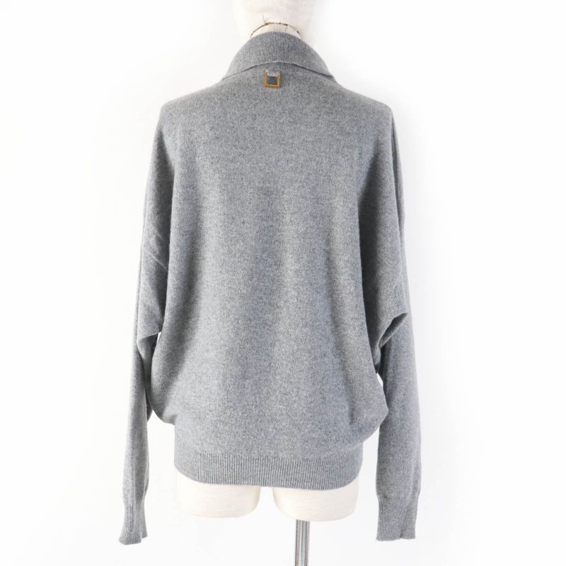 Louis Vuitton 23SS Cashmere Wool Long Sleeve Turtleneck Knit With Logo Hardware