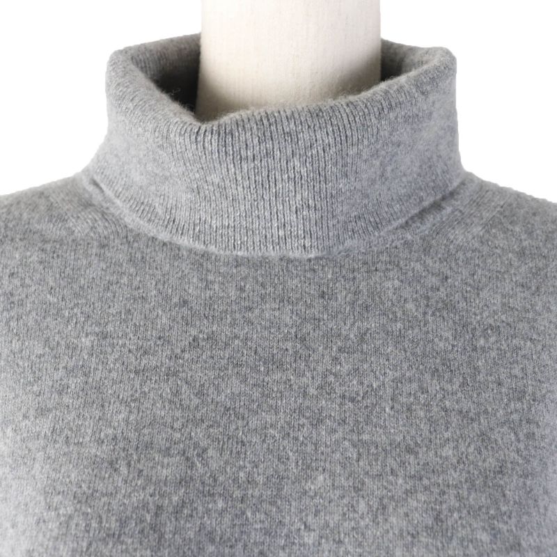 Louis Vuitton 23SS Cashmere Wool Long Sleeve Turtleneck Knit With Logo Hardware