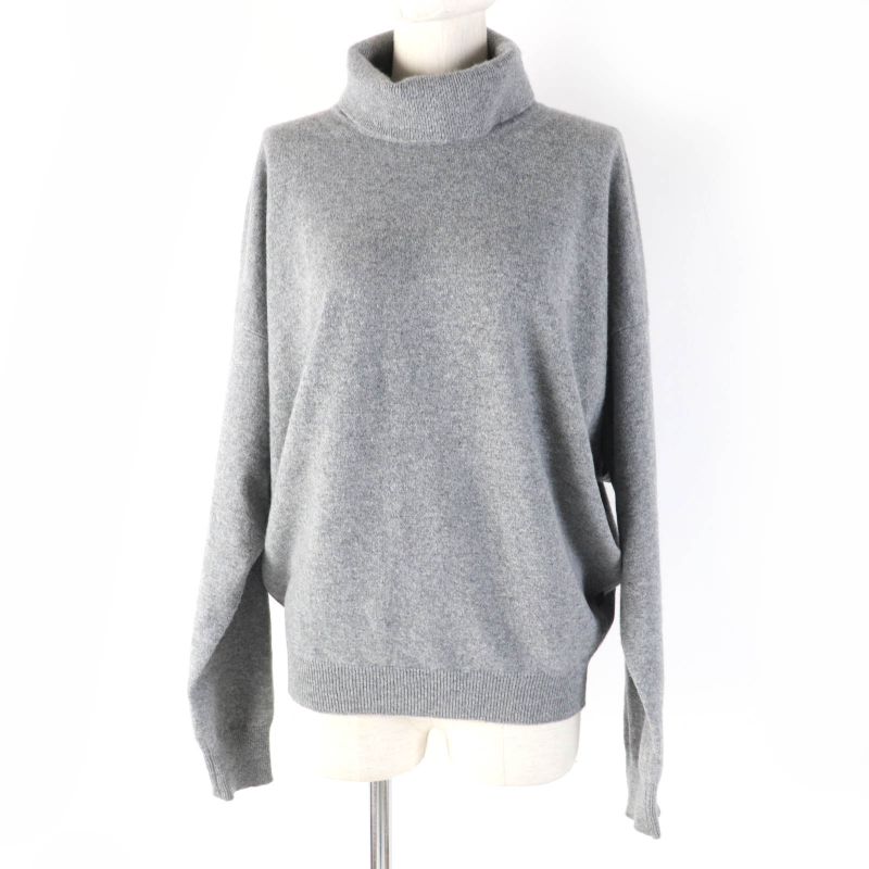 Louis Vuitton 23SS Cashmere Wool Long Sleeve Turtleneck Knit With Logo Hardware
