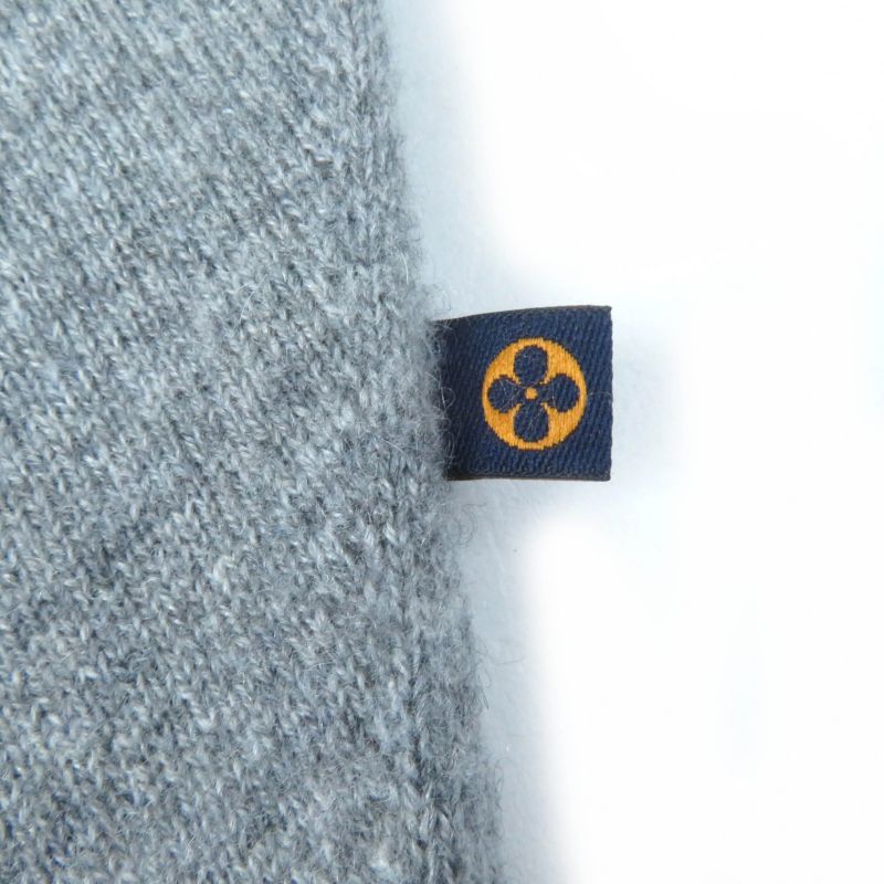 Louis Vuitton 23SS Cashmere Wool Long Sleeve Turtleneck Knit With Logo Hardware