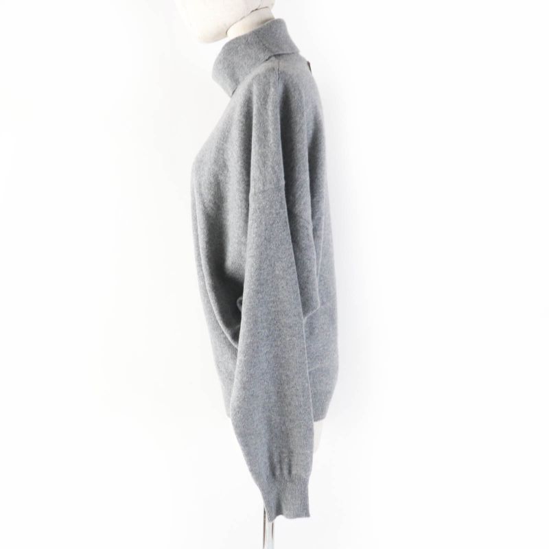 Louis Vuitton 23SS Cashmere Wool Long Sleeve Turtleneck Knit With Logo Hardware