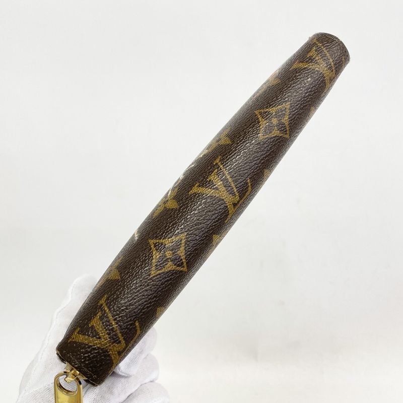 Louis Vuitton Long Wallet Monogram Illustre Zippy Wallet M60291 Brown Rose Women