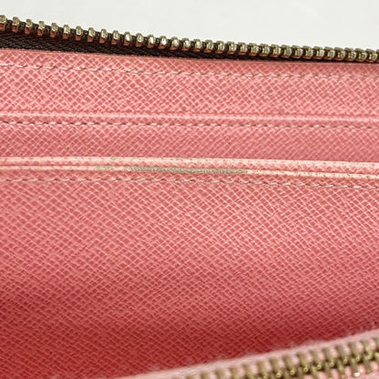 Louis Vuitton Long Wallet Monogram Illustre Zippy Wallet M60291 Brown Rose Women
