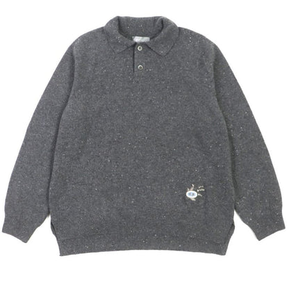 DIOR Homme 22AW 243m830at449 100% Cashmere Logo Embroidery Oversized Knit Long