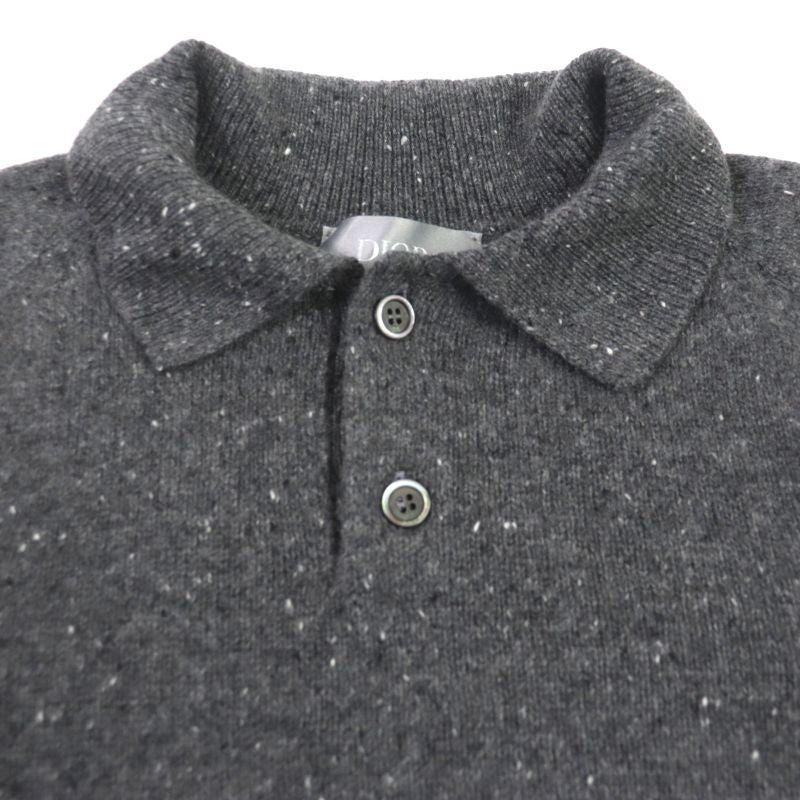 DIOR Homme 22AW 243m830at449 100% Cashmere Logo Embroidery Oversized Knit Long