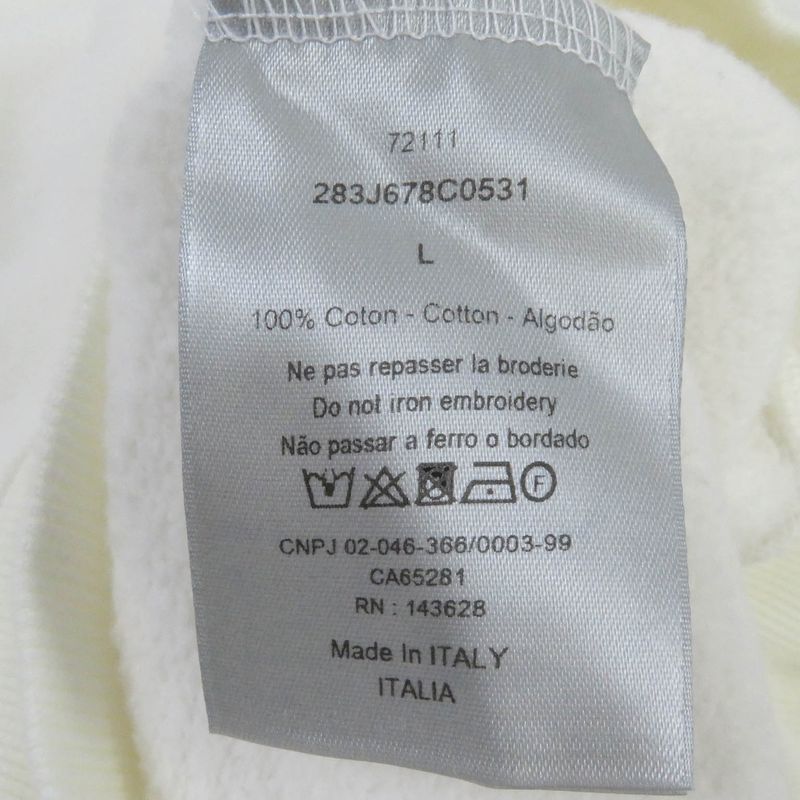 Dior Homme 22aw 283j678c0531 100% Cotton Cactus Jack Travis Scott Pullover