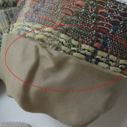 CHANEL Vintage 98P P10460 Wool Silk Blend Coco Mark Button Double Breasted