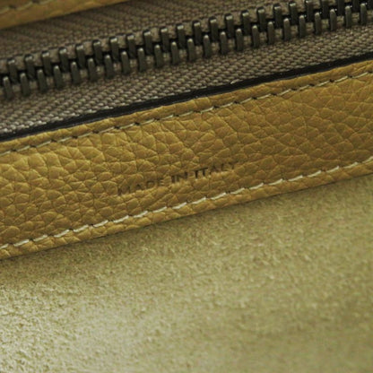 Celine 18979 Luggage Micro Shopper Dune (beige) Drummed Calfskin Handbag Made