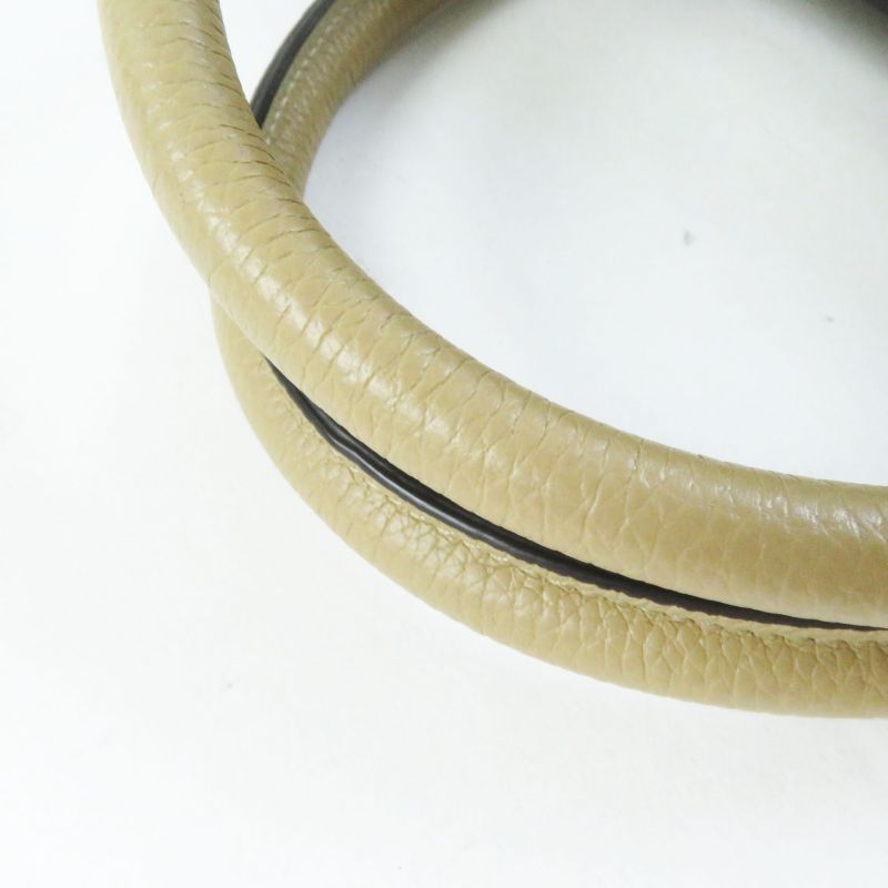 Celine 18979 Luggage Micro Shopper Dune (beige) Drummed Calfskin Handbag Made