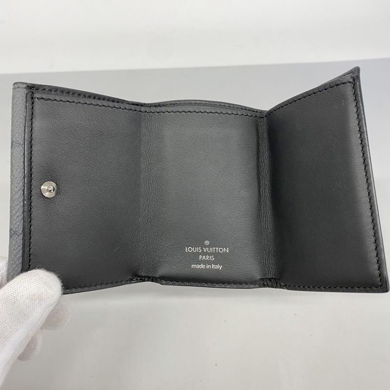Louis Vuitton Trifold Wallet Monogram Eclipse Reverse Discovery Compact