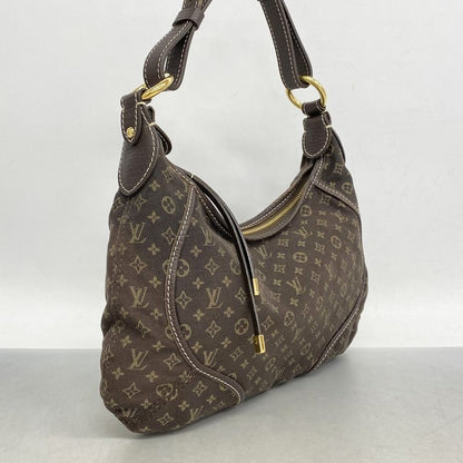 Louis Vuitton Shoulder Bag Monogram Mini Lin Manon PM M95621 Ebene Womens