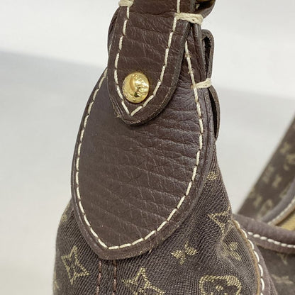 Louis Vuitton Shoulder Bag Monogram Mini Lin Manon PM M95621 Ebene Womens