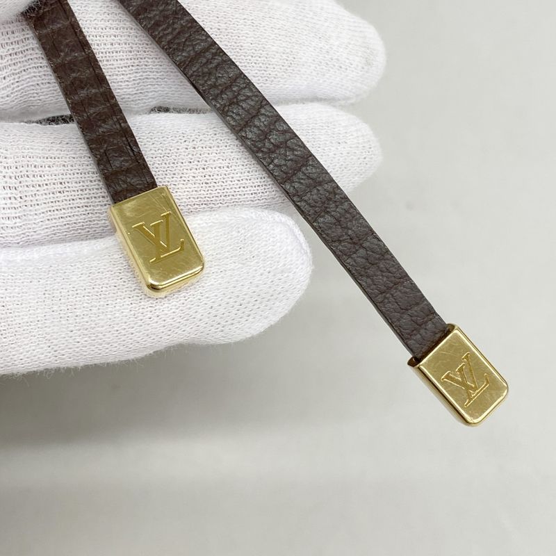 Louis Vuitton Shoulder Bag Monogram Mini Lin Manon PM M95621 Ebene Womens