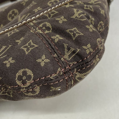 Louis Vuitton Shoulder Bag Monogram Mini Lin Manon PM M95621 Ebene Womens