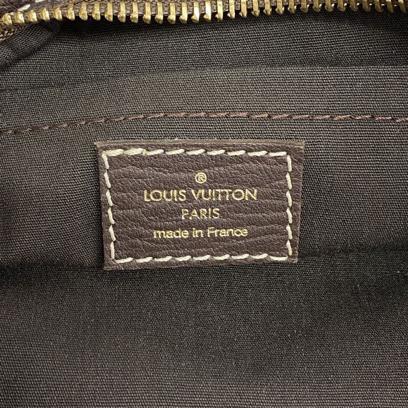 Louis Vuitton Shoulder Bag Monogram Mini Lin Manon PM M95621 Ebene Womens