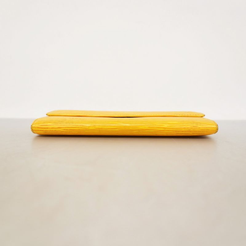 Louis Vuitton Epi Pochette Porte Monet Cles Di M63579 Jeanne Women's Long Wallet