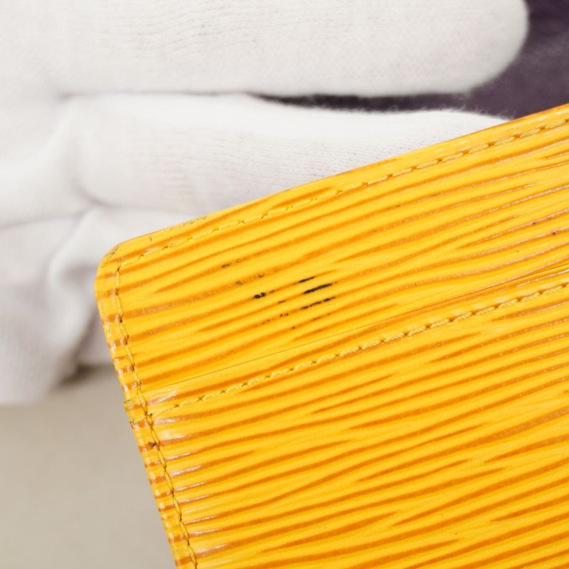 Louis Vuitton Epi Pochette Porte Monet Cles Di M63579 Jeanne Women's Long Wallet