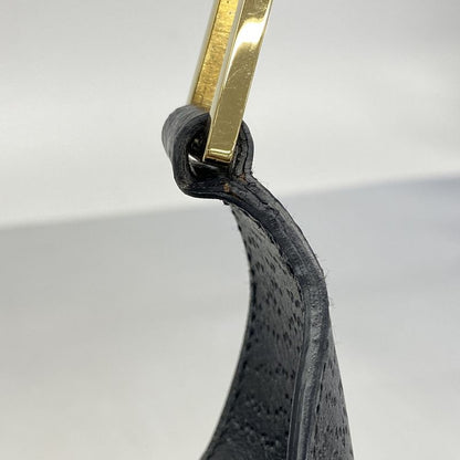 Gucci Handbag Bamboo Jackie 001 4060 Canvas Brown Black Chien Pan Gold Hardware