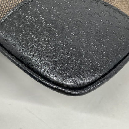 Gucci Handbag Bamboo Jackie 001 4060 Canvas Brown Black Chien Pan Gold Hardware