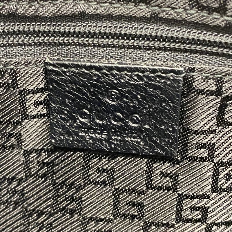 Gucci Handbag Bamboo Jackie 001 4060 Canvas Brown Black Chien Pan Gold Hardware