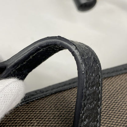 Gucci Handbag Bamboo Jackie 001 4060 Canvas Brown Black Chien Pan Gold Hardware