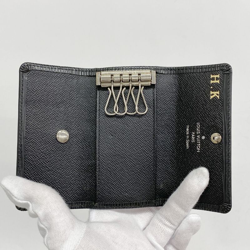 Louis Vuitton Key Case Epi Multicles 4 M63822 Noir Black Men Women Unisex