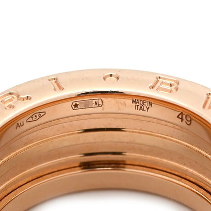 Bvlgari Bvlgari Ring B-Zero1 Rock B-Zero1 2 Band Ring 18k Pink Gold Ceramic