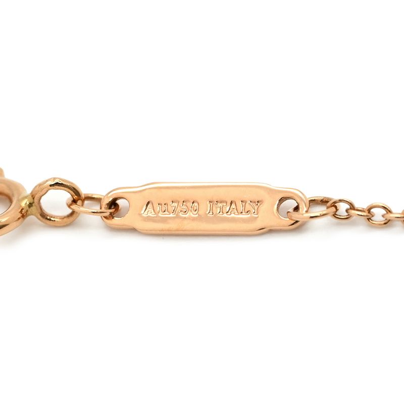 Tiffany & Co Tiffany & Co Necklace T Smile Mini Pendant 18k Pink Gold Rose Gold